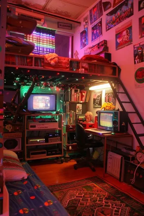 A room filled with lots of computer equipment.