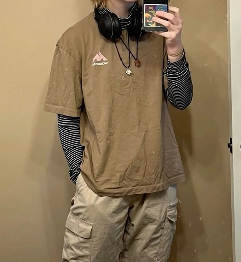 A man taking a picture of himself in a mirror.